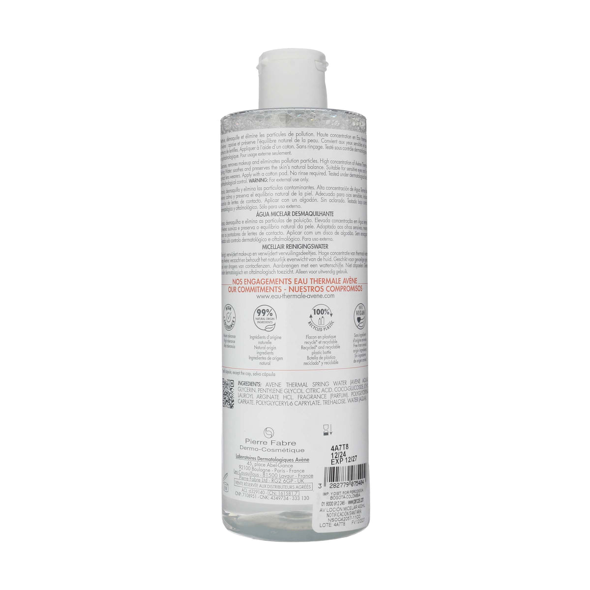 LOCION AVENE MICELAR 400ML