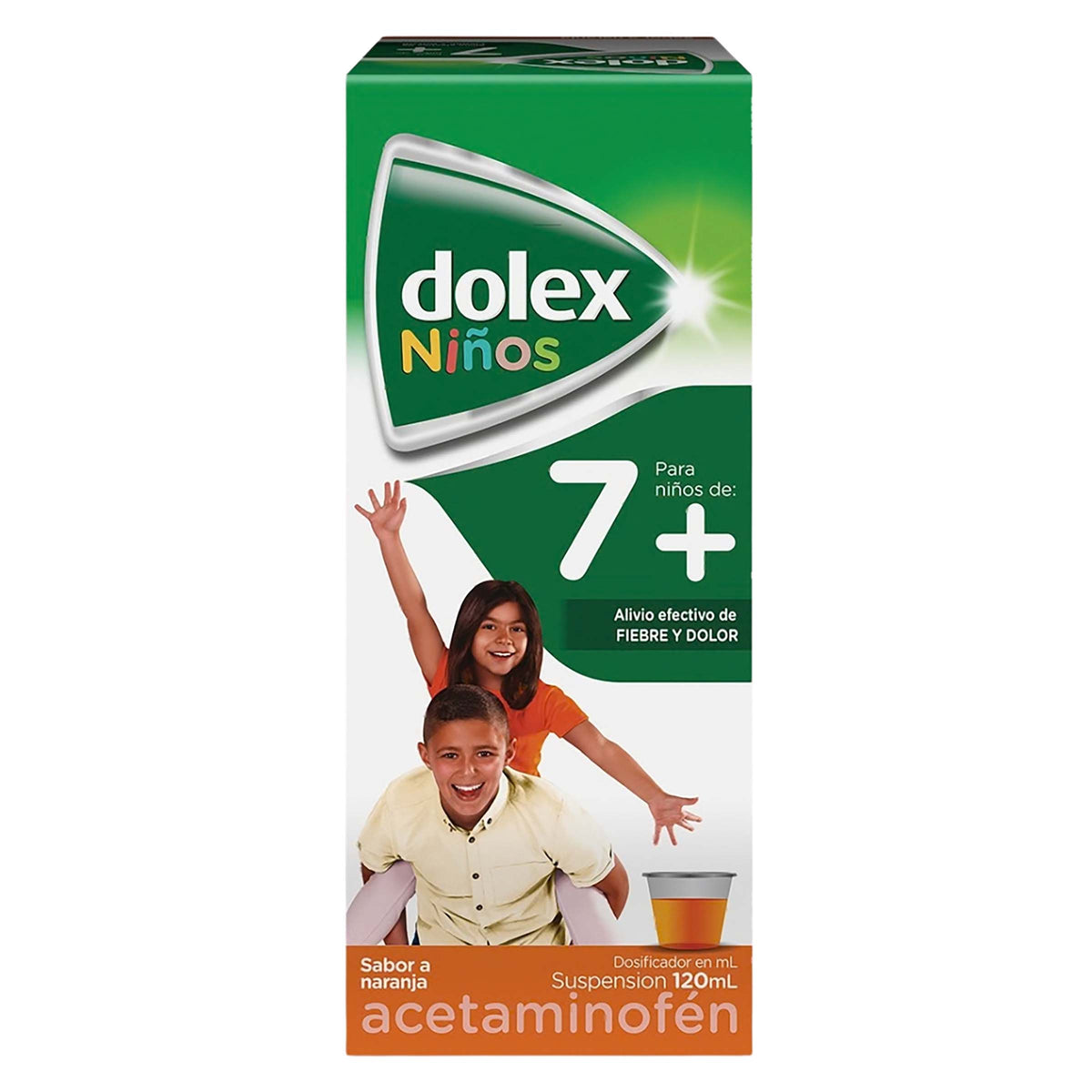 DOLEX JARABE NIÑOS  7+ 120 ML